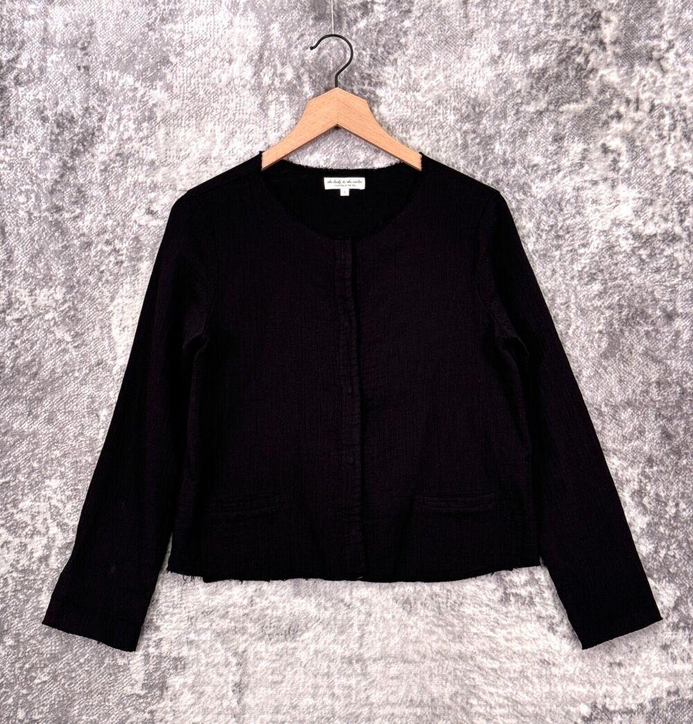 New The Lady & The Sailor Jacket Small / Medium Womens Gauze Button Lady Jacket